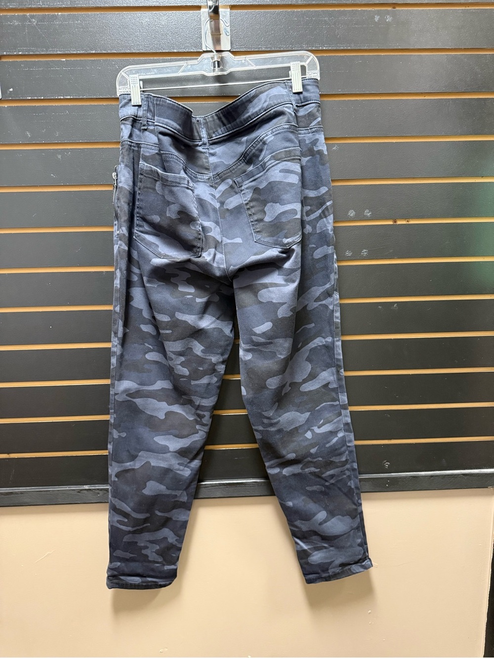 Democracy Ab Technology Blue Gray Camo Skinny Jeans Size 16W - Picture 3 of 3